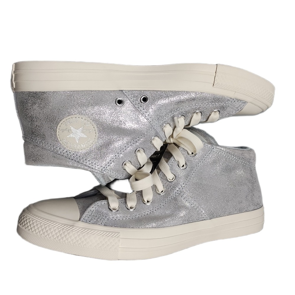 Converse Chuck Taylor All Star Madison Sneakers Womens 11 Silver White A12502C